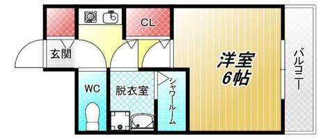 サウスイン大学前の間取り