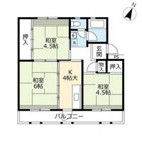 UR梅ノ木0150404の間取り