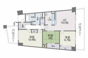 物件の間取り画像