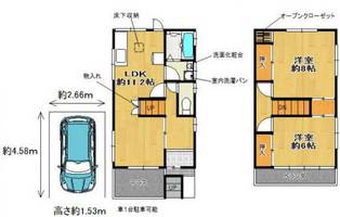 大阪府寝屋川市成田東町(一戸建)の賃貸物件-の間取り