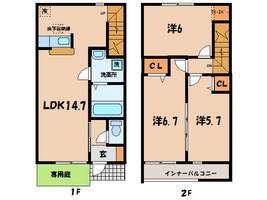 物件の間取り画像