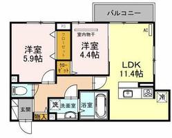 物件の間取り画像