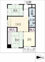 イーストコメマツの間取り
