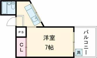 第25長栄壬生H・Tマンションの間取り
