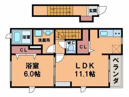 コージーコートの間取り