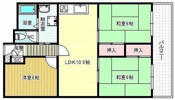 物件の間取り画像