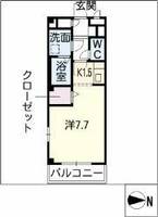 ステーシアⅢ202の間取り