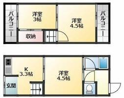 物件の間取り画像