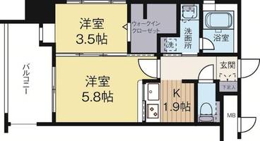 物件の間取り画像
