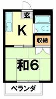 ウイステリアコーポ101の間取り
