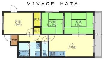 VIVACE HATA401の間取り