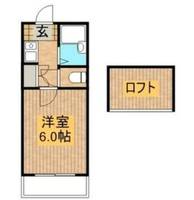 レンパレスパルコA104の間取り