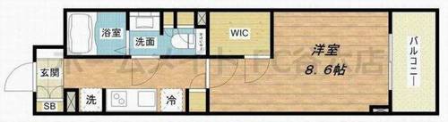 コンフォリア北堀江一丁目の間取り