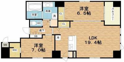 物件の間取り画像