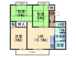 メゾンフヨウ201の間取り