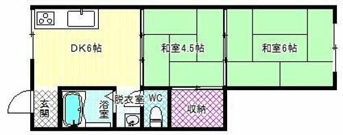 安田ハイツの間取り