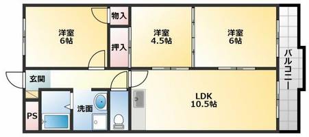 物件の間取り画像