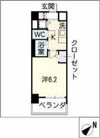 プレサンス名古屋STATIOザ・シティの間取り