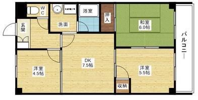 物件の間取り画像