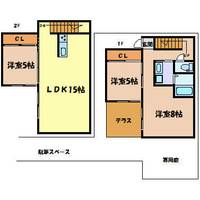 愛知県名古屋市熱田区横田2丁目(一戸建)の賃貸物件の間取り