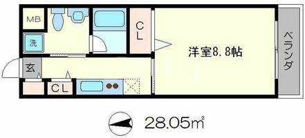 物件の間取り画像