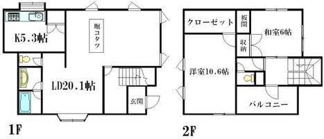 物件の間取り画像