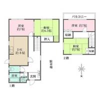 大阪府箕面市牧落3丁目(一戸建)の賃貸物件1の間取り