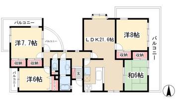 物件の間取り画像