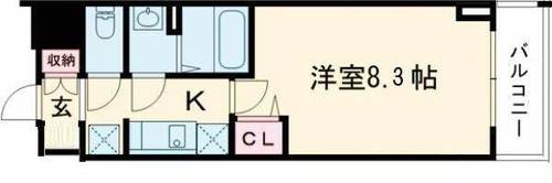 ディーシーガーデン京都西の間取り