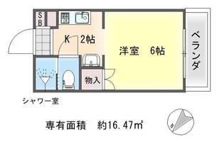 第三吉与門ハイツの間取り