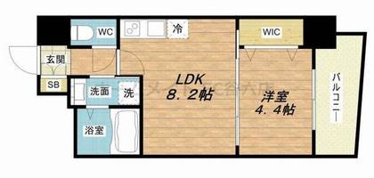 セレニテ京橋クレアの間取り