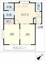 ツインズSUGIURAの間取り