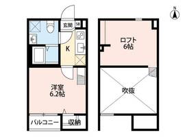 大阪府大阪市生野区鶴橋5丁目(アパート)の賃貸物件の間取り