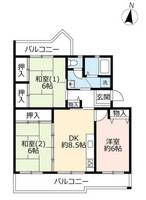 URすずかけ台ハイツ第20080402の間取り