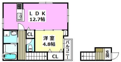 ルシアマルセ202の間取り