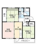 物件の間取り画像