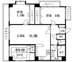 物件の間取り画像