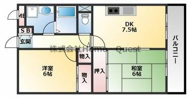 フェリス旭ヶ丘の間取り