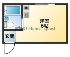 エリーズ南本町2Bの間取り
