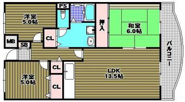 物件の間取り画像