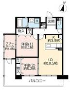 URサンヴァリエ津久野0040607の間取り