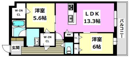 物件の間取り画像