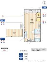 シティベール松元D221の間取り