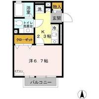 兵庫県神戸市中央区北野町2丁目(アパート)の賃貸物件の間取り