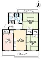 物件の間取り画像