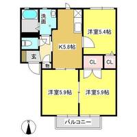 フローラルヒルズA202の間取り