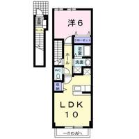 ウルー アンジュⅡの間取り