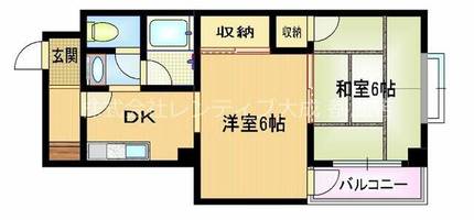 大阪府大阪市都島区高倉町2丁目(マンション)の賃貸物件の間取り