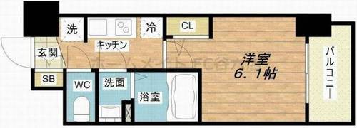 プレサンス新大阪ストリームの間取り