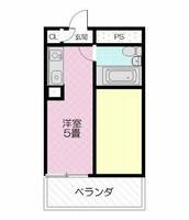 ハイツ多米 Ⅰ番館106の間取り